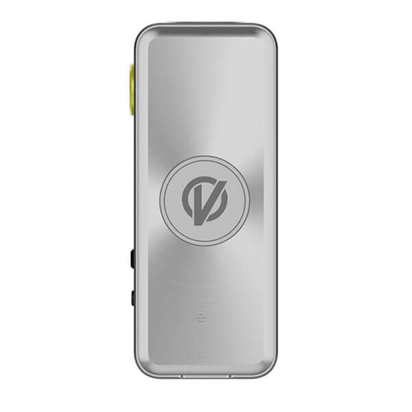 Vaporesso GEN SE Mod Akkuträger in silber mit dem Vaporesso Logo, kompaktes Design und smarten Funktionen.
